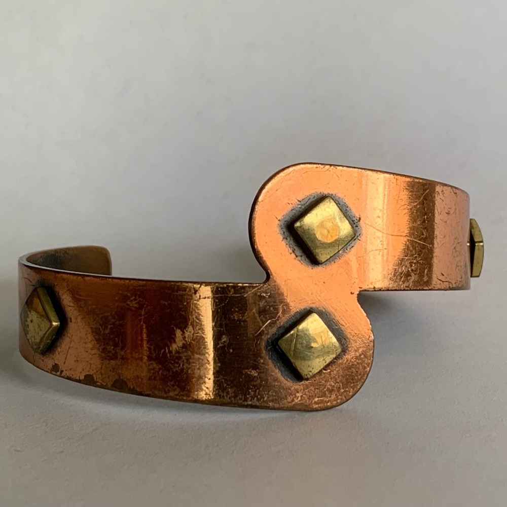 New vintage copper cuff bracelet